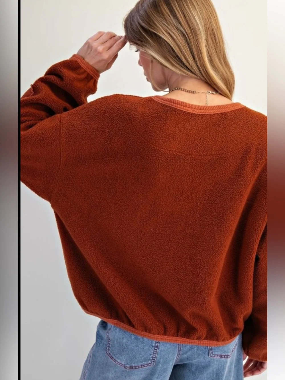 426 EASEL SOFT WASHED FLEECE JACKET -SOFT AND COZY TEXTURED FLEECE FABRIC